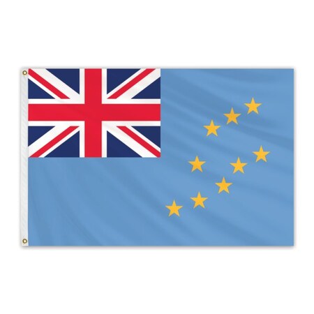 Tuvalu Outdoor Nylon Flag 5'x8'